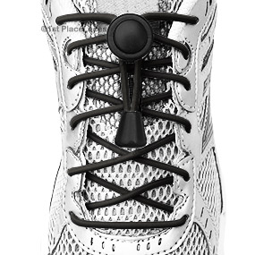 black elastic laces for shoes