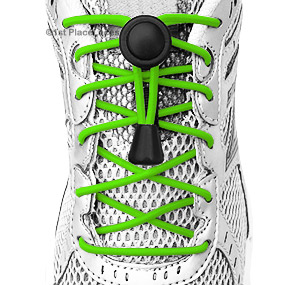 neon green shoelaces nike